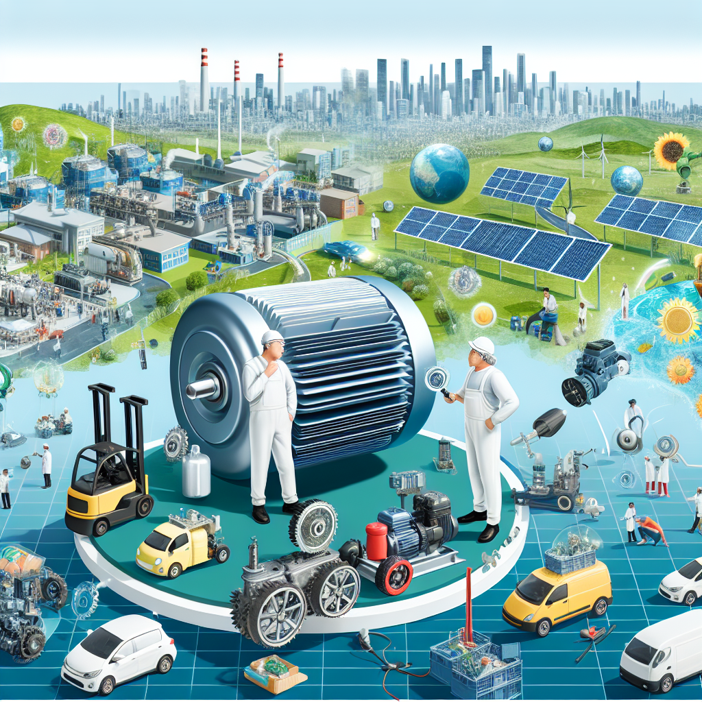 Electric motors enhancing modern sustainability and productivity
