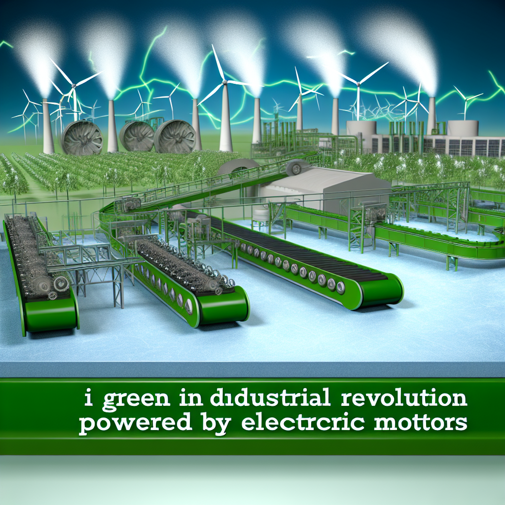 Motores eléctricos impulsando la revolución industrial verde