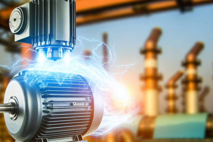 Krachtige elektromotoren drijven industrieën aan