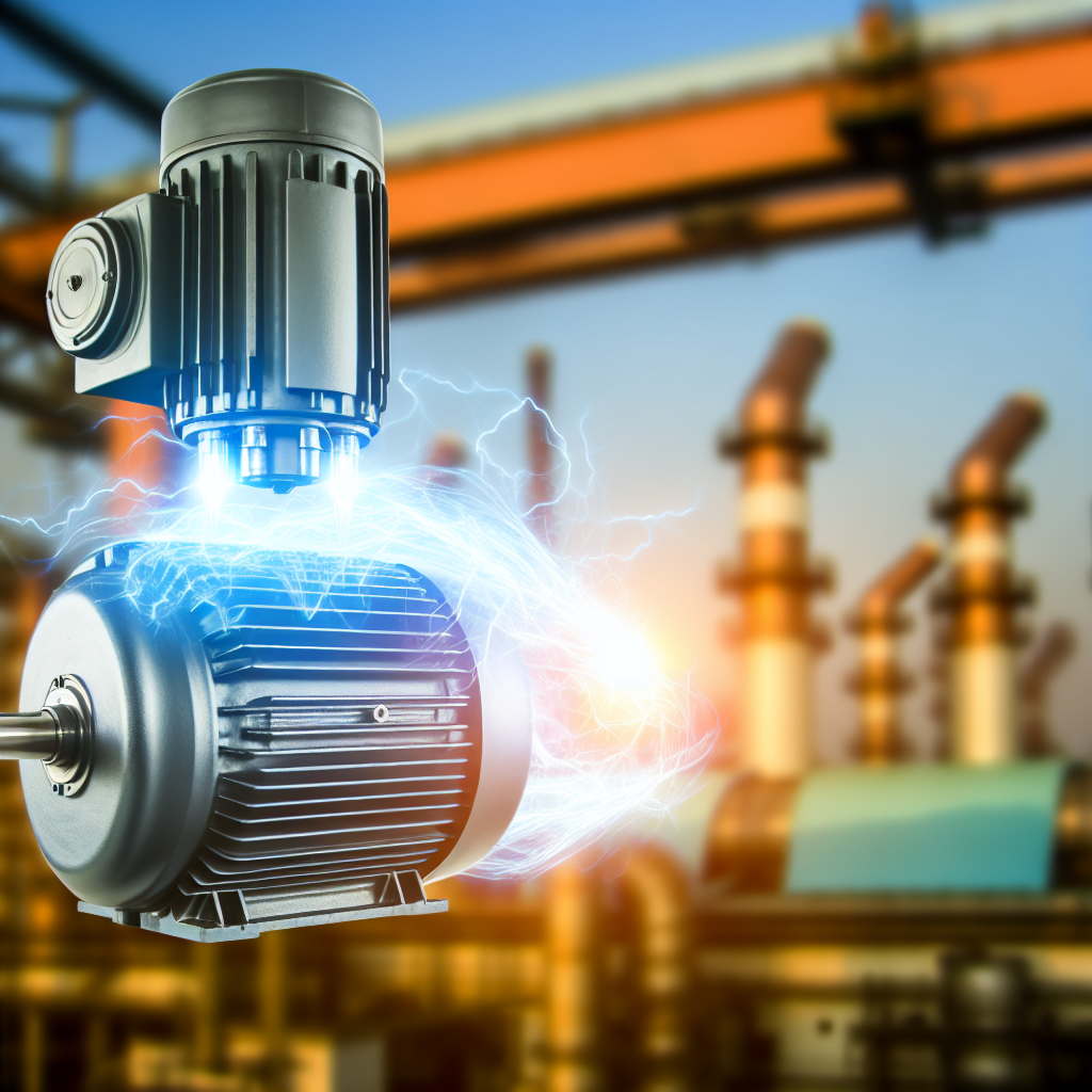 Krachtige elektromotoren drijven industrieën aan