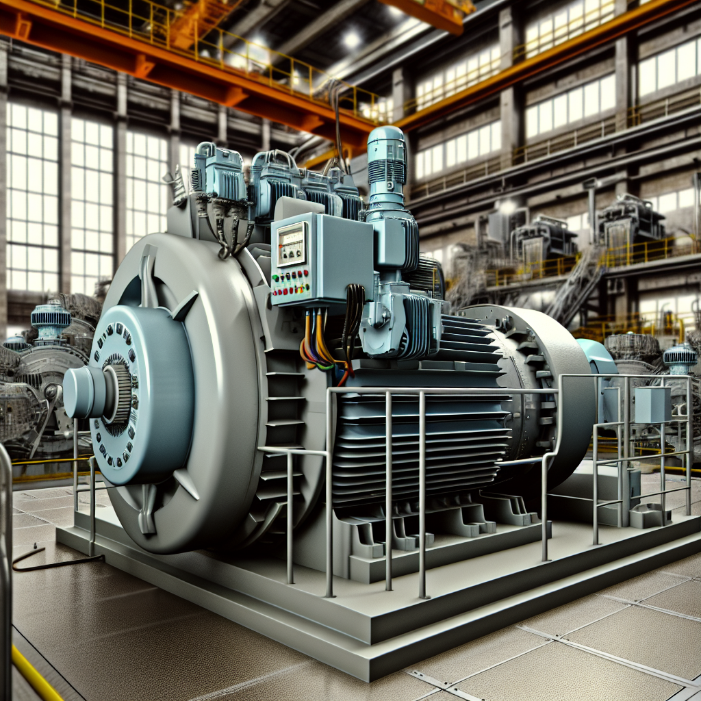 Elektromotoren LC krachtcentrales voor industrieel gebruik