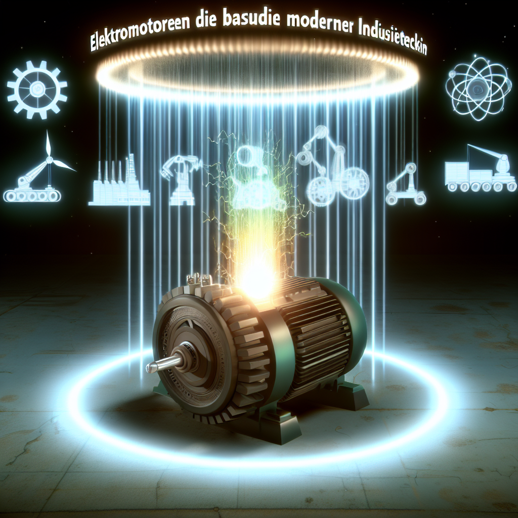 Elektromotoren die Basis moderner Industrietechnik