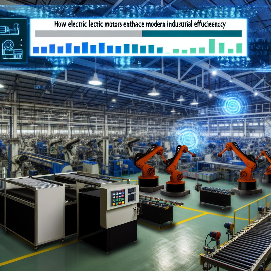 Electric motors drive modern industrial efficiency