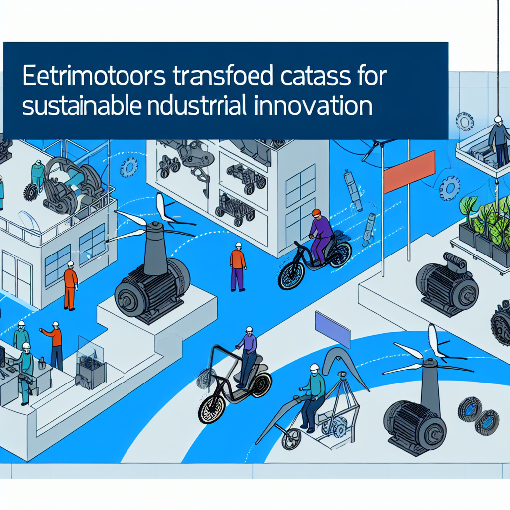 Electric motors as catalysts for sustainable industrial innovation