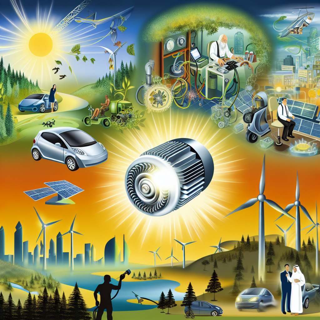 Motores eléctricos impulsando un futuro sostenible